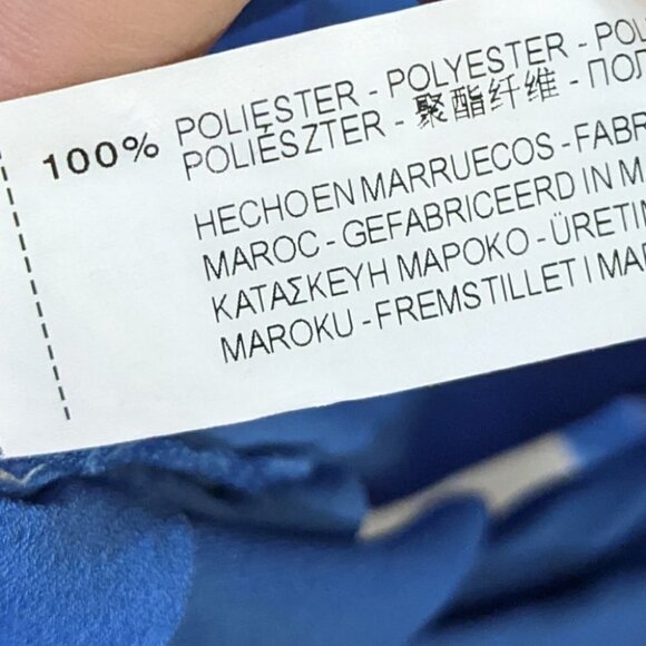 Zara | Open Back Blouse in Blue - Picture 7 of 7